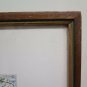 Antique Frame Wooden 12 3/8x9 1/8in With engraving Hunting at The Fox Free G31