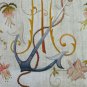 Embroidery Antique P J Altar Fabric Embroidered Art Religious Anchor Sailor