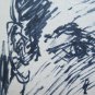 Old Drawing A Marker Basket Sketch Studio Portrait Male Period P28.5