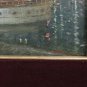 Painting Antique Navy Santa Daisy Ligure Sea Painter Dolphin Gagnor BM39