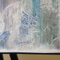 Painting Abstract Modern Vintage With Technical Mixed Called Of Frost P33.8