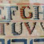 Antique Embroidery A Needlepoint Denmark 1860 Sampler Needlework Cross Stitch