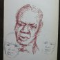 Two drawings Sketch Sketching Studio Portraits Faces Human Faces On Basket P28.8