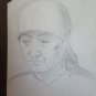 Drawing Antique On Basket Portrait Feminine Opera Painter Gaetano Pancaldi P28