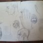 Drawing Antique On Basket Portrait Feminine Opera Painter Gaetano Pancaldi P28