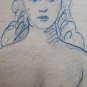 Drawing Antique Nude Studio For Body Human 1940 About Pencil On Basket P28.6