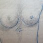 Drawing Antique Nude Studio For Body Human 1940 About Pencil On Basket P28.6