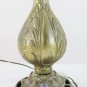 Antique Lamp For Bedside Table Bronze Golden Small Size Lampshade GF1