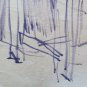 Drawing Sketch On Basket Of G.Pancaldi Studio For Figure Male Seat P28.5