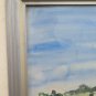 Painting Vintage landscape With Vine Signed France 900 Painting Watercolour BM51