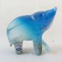 Animal Glass Murano Elephant Cenedese Blue Vintage Venice Italy BM36