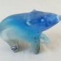 Animal Glass Murano Elephant Cenedese Blue Vintage Venice Italy BM36