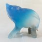 Animal Glass Murano Elephant Cenedese Blue Vintage Venice Italy BM36