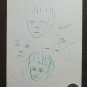Old Sketch Painting On Basket Studio Portrait Painter G.Pancaldi P28.8