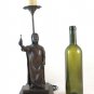 Sculpture Bronze Antique Table Lamp Well Badis Lumiere D'Algerie BM8