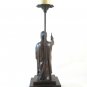 Sculpture Bronze Antique Table Lamp Well Badis Lumiere D'Algerie BM8