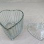 Box Glass Vintage Heart-Shaped For Candy Vintage Glass Vase R24