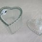 Box Glass Vintage Heart-Shaped For Candy Vintage Glass Vase R24