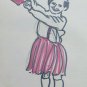 Old Drawing On Basket Portrait Little Girl Sketch Sketching Studio Painter P28.8