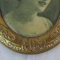 Small Frame Antique Art Nouveau Oval Style Liberty Blossom Floral BM48