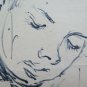 Old Drawing A Marker Basket Sketch Studio Figure Male Period P28.5