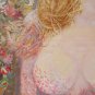 Painting Modern A Technical Mixed Portrait Feminine Nude Symbolist Yrs 90 P33.1