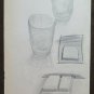 Old Sketch Pencil On Basket With Studio For Items Drawing Sketching P28.7