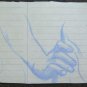 Drawing Antique With Studio For Body Human 1940 About Pencil On Card Hands P28.6