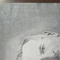 Antique Drawing Pencil Signed Portrait Male Opera Of Painter Pancaldi P31