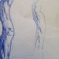 Antique Drawing Pen On Card Drawing Original Of Painter G.Pancaldi P28