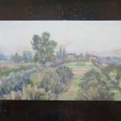 Painting To Watercolour Vintage View landscape Countryside Emiliana 15x8 5/16in
