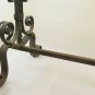 Andirons For Fireplace Antique Wrought Iron Couple Firedogs