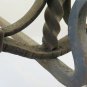 Andirons For Fireplace Antique Wrought Iron Couple Firedogs