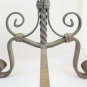 Andirons For Fireplace Antique Wrought Iron Couple Firedogs