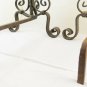 Andirons For Fireplace Antique Wrought Iron Couple Firedogs