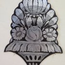 Antique Incision A Engraving On Iron Frieze Decorative Painting Floral CH13 19