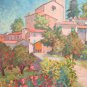 Painting oil On Linen D'Author View City 'Emiliana Opera G.Pancaldi P27