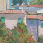 Painting oil On Linen D'Author View City 'Emiliana Opera G.Pancaldi P27