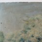 Painting Antique landscape River Signed Gauge Piedmont Beginning Century BM43