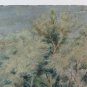 Painting Antique landscape River Signed Gauge Piedmont Beginning Century BM43