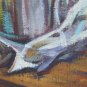 Painting Antique Painting To oil Inside With Items D' Daily Use Original p9