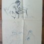 Drawing Antique Portrait Revolutionary That Study Communist Years' 50 P28.6