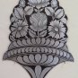 Frieze Antique Style Floral Blossom Painting And Engraved On Wrought Iron CH13 2