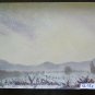 Painting landscape Winter Snowy Painting With The Technical Of Frost P14