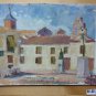 Painting Style Impressionist landscape View Country Spain Vintage '900 MD1