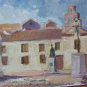 Painting Style Impressionist landscape View Country Spain Vintage '900 MD1