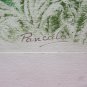 Painting Modern Years 80 Signed Pancaldi Abstract Technical Of Frost Vintage Ps