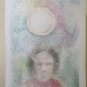 Painting Vintage Years Ninety Portrait Male Fuzzy A Technical Mixed P33.1