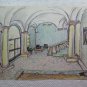 Antique Sketch Pencil On Basket Inside Home Studio Preparatory Original P28