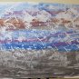 Painting Abstract Modern Vintage Painting With Technical Experimental Ice P33.8